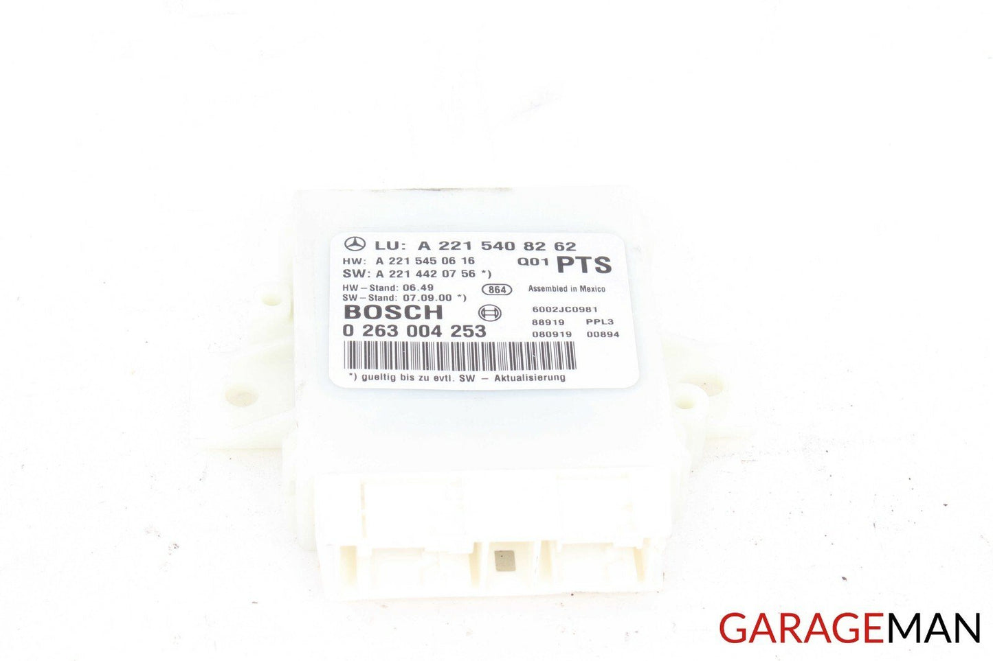 07-13 Mercedes W221 S550 S63 AMG Park Assist Parktronic Control Module Unit OEM