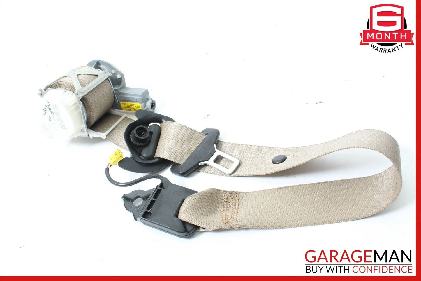 08-14 Mercedes W204 C250 C300 C350 Front Right Side Seat Belt Retractor Beige
