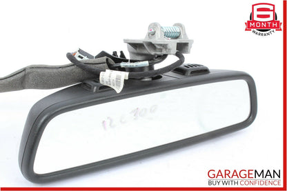 08-14 Mercedes W204 C250 C300 Top Upper Rear View Mirror Assembly Black