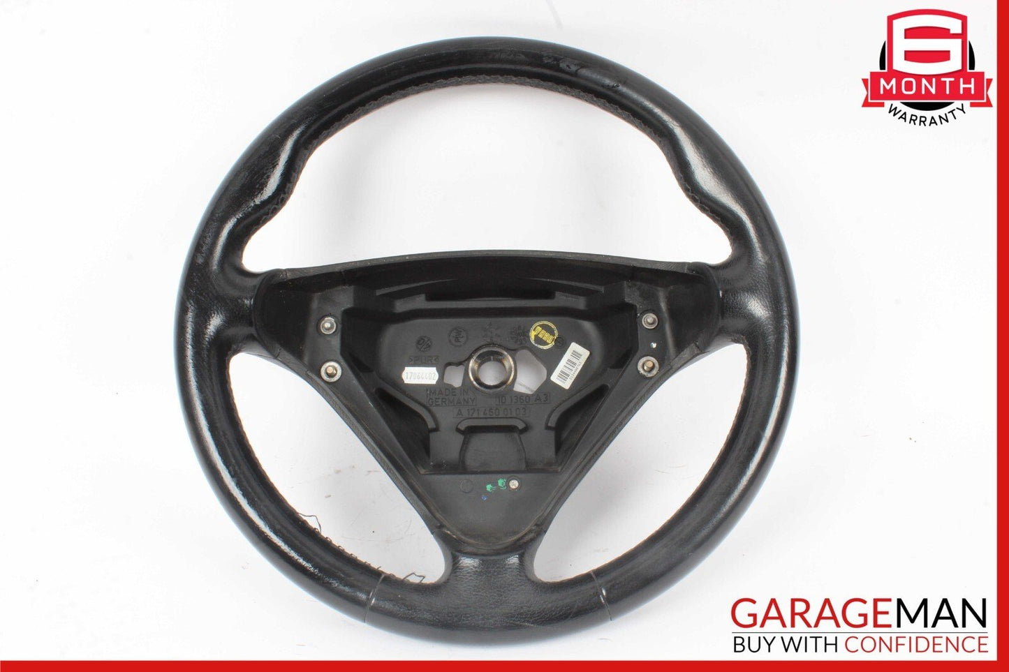 05-08 Mercedes R171 SLK300 C280 C350 Sport Steering Wheel Black 1714600103 OEM