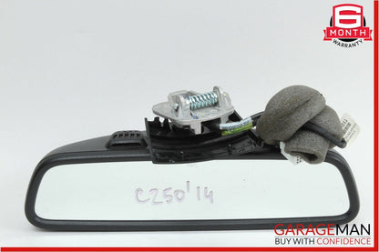 08-14 Mercedes W204 C250 C300 Top Upper Rear View Mirror Assembly Black