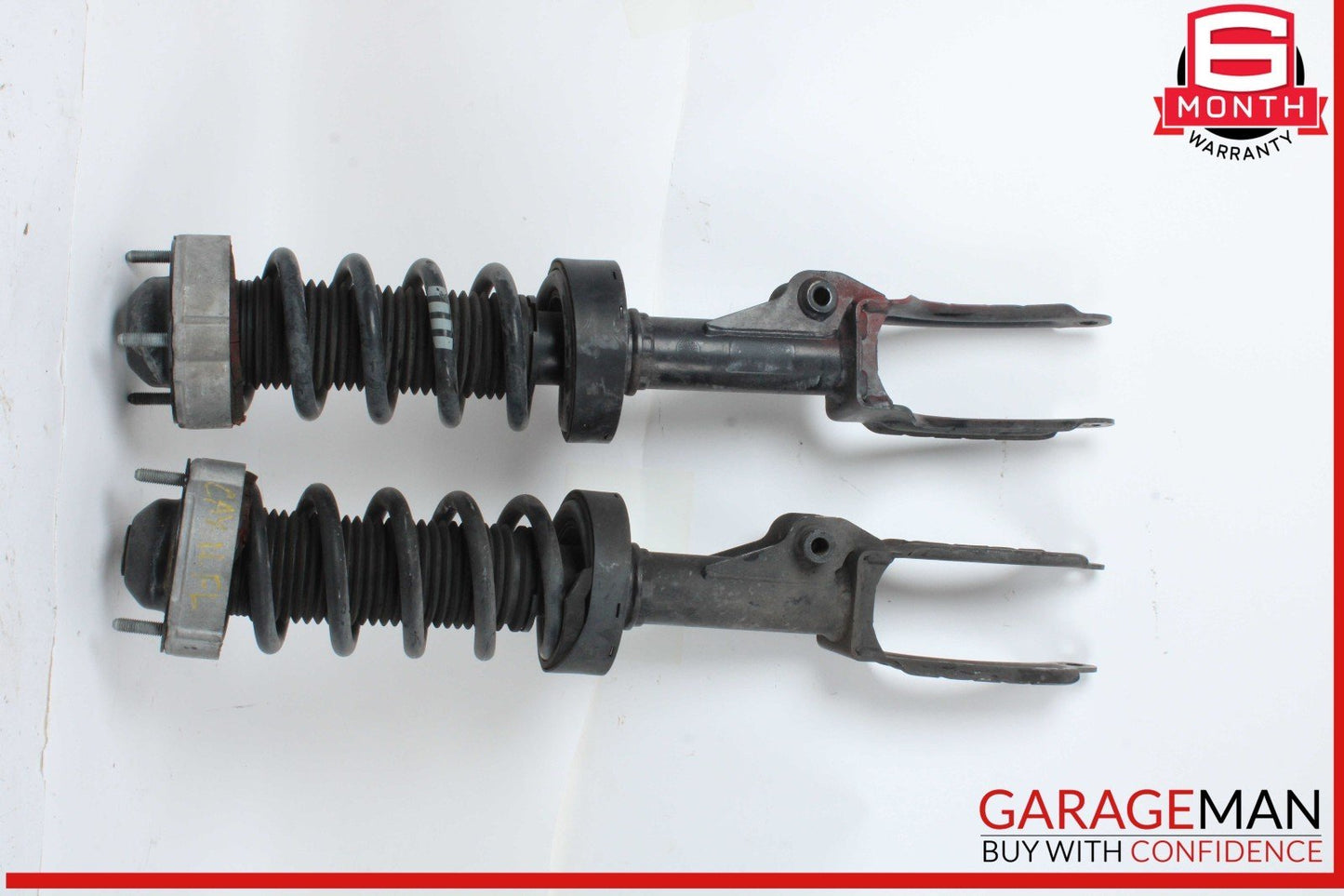 11-18 Porsche Cayenne 958 Rear Left and Rear Right Shock Strut Absorber Set OEM