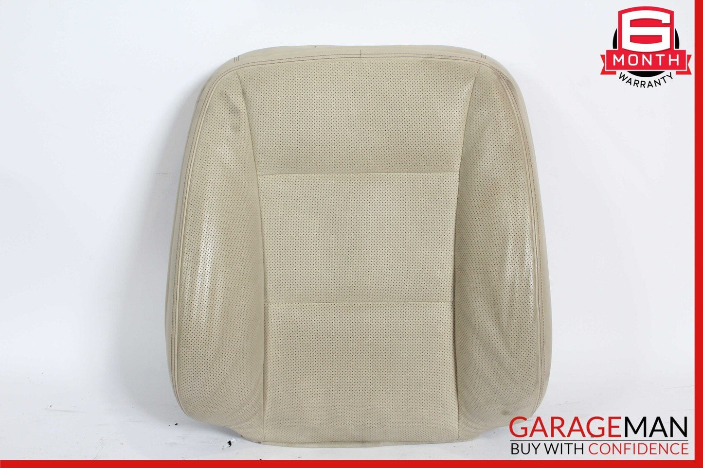 10-13 Mercedes W221 S550 S400 Front Right Top Upper Seat Cushion Cover Beige
