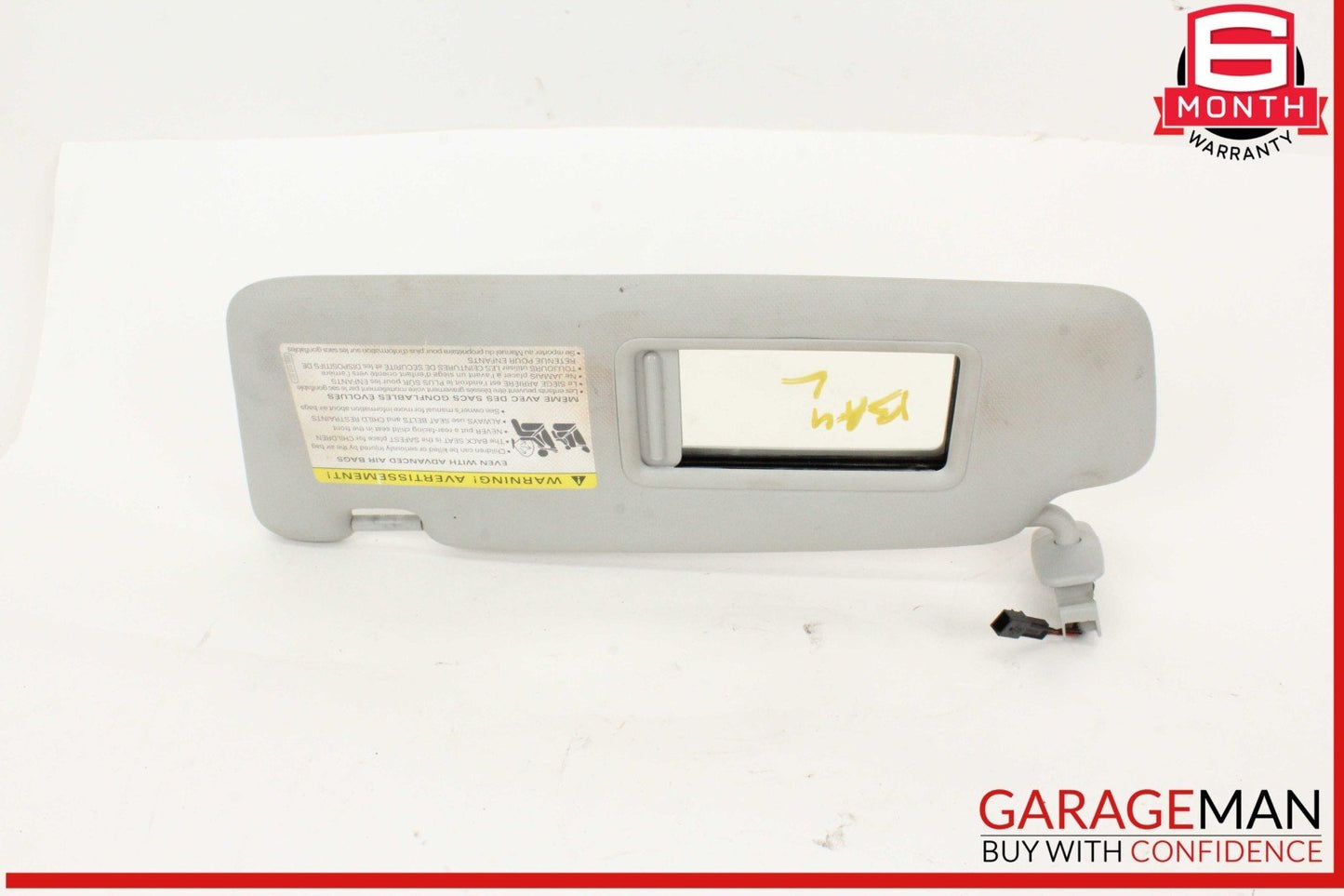 2009-2017 Audi A4 Front Left Driver Side Sun Visor Gray 8H0010501