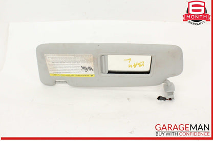 2009-2017 Audi A4 Front Left Driver Side Sun Visor Gray 8H0010501