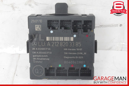 08-18 Mercedes W212 E350 SLK350 E400 Front Left Side Door Control Module Unit