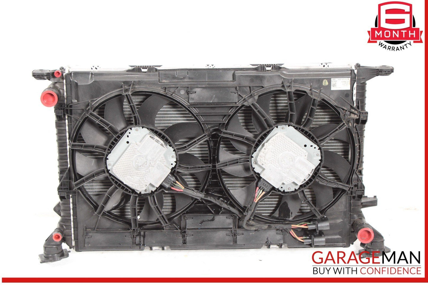 12-18 Audi A6 A7 Engine Radiator Condenser Cooler Fan Assembly OEM