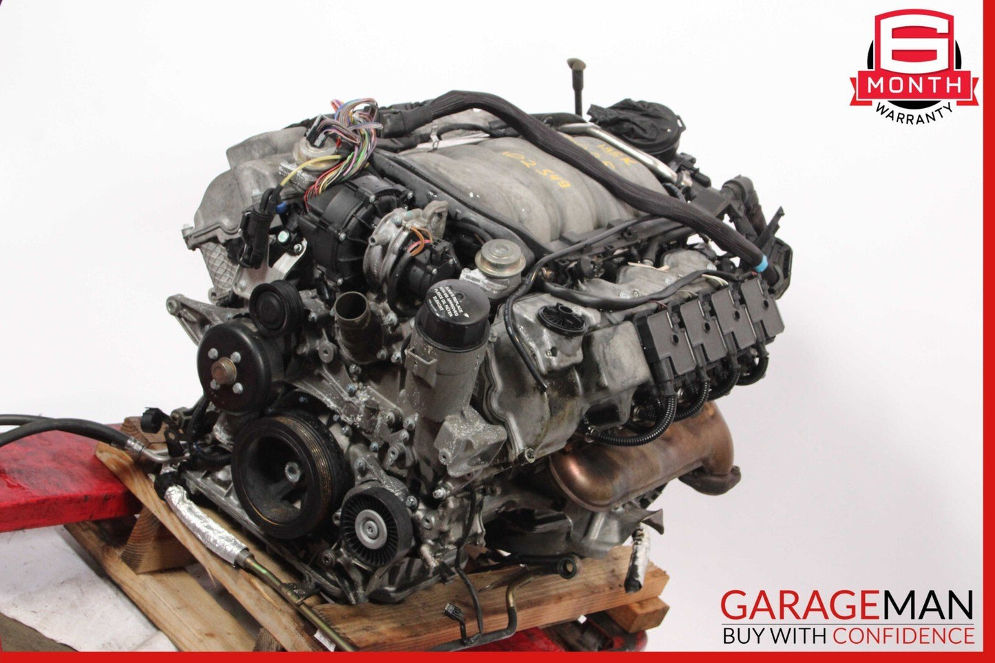 03-06 Mercedes R230 SL500 5.0L V8 Complete Engine Motor Block Assembly OEM 195k