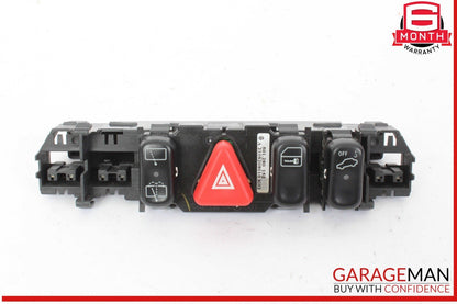98-02 Mercedes W210 E320 CLK430 Hazard Light Door Lock Switch Control Panel OEM
