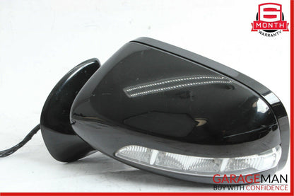07-09 Mercedes W211 E350 E320 Front Left Side Mirror Door Rear View Black OEM