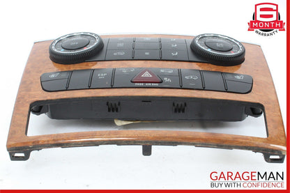 07-12 Mercedes X164 GL450 GL550 A/C AC Heater Climate Control Switch Trim Panel