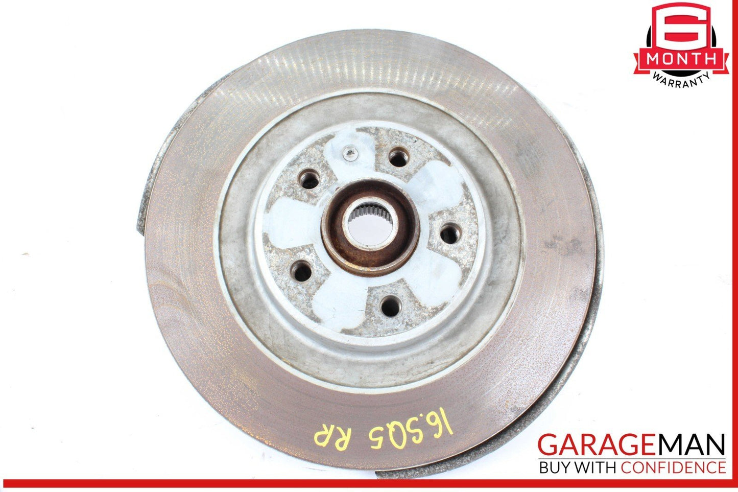 14-17 Audi SQ5 Rear Right Passenger Side Spindle Knuckle Wheel Hub w/ Rotor Disc