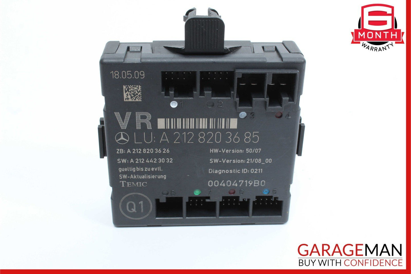 08-18 Mercedes CLS550 E350 C300 E400 Front Right Side Door Control Module