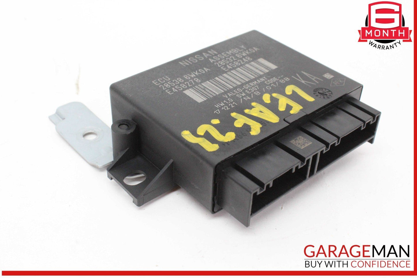 18-24 Nissan Leaf Park Assist Sensor Control Module Unit w/ Bracket OEM