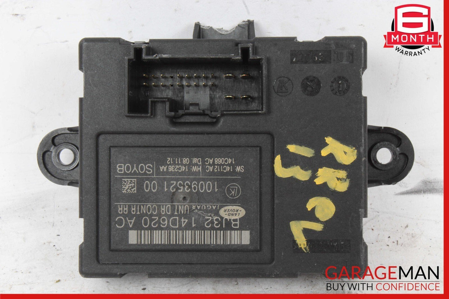 12-13 Range Rover Evoque L538 Rear Left / Right Side Door Control Module OEM