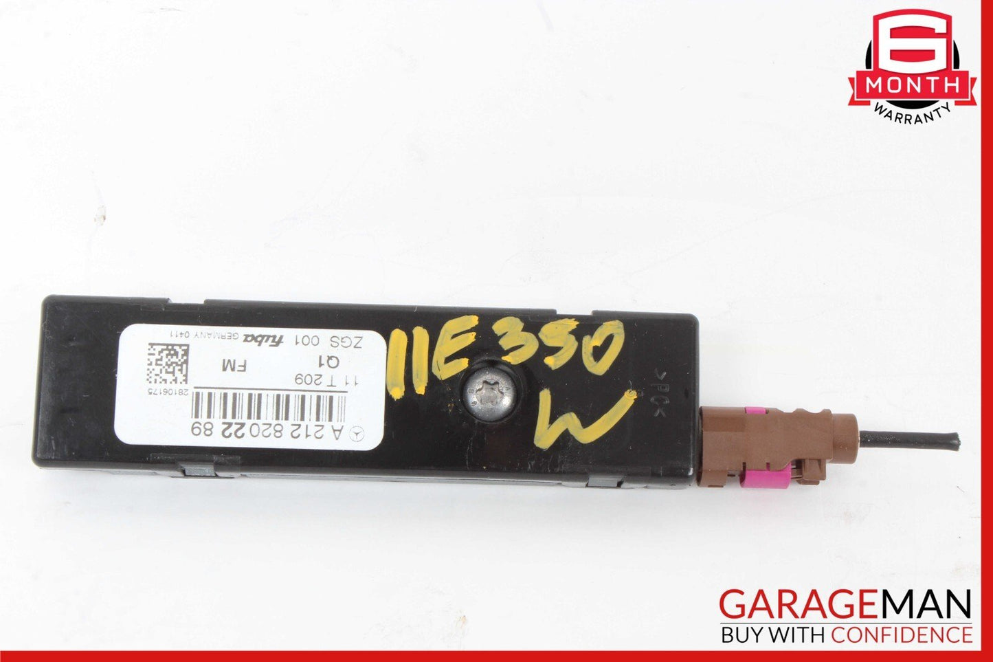 10-16 MERCEDES-BENZ W212 E350 ANTENNA BOOSTER AMPLIFIER AMP 2128202289 OEM