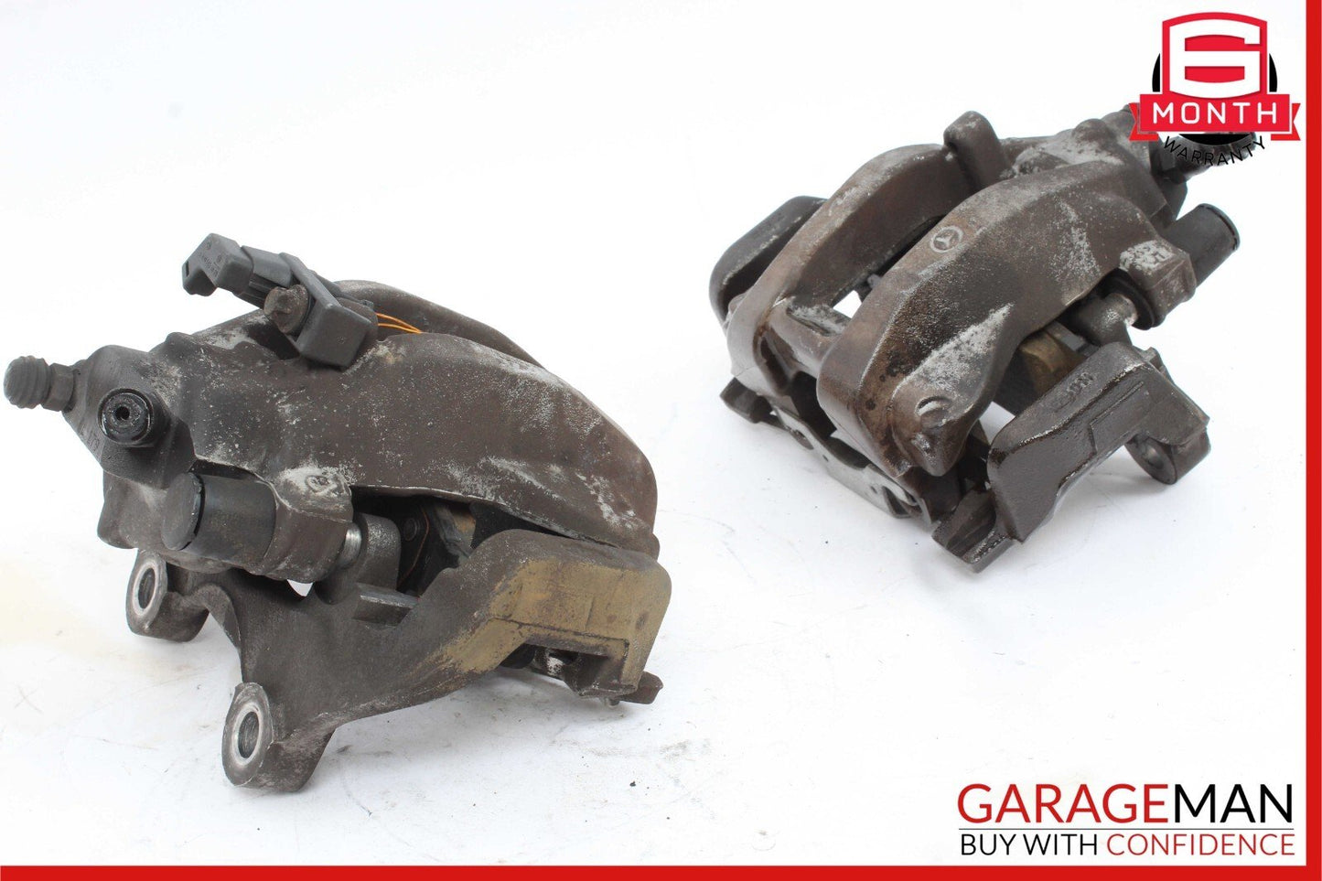08-15 Mercedes W204 C350 Rear Left & Right Side Brake Caliper Calipers Set of 2