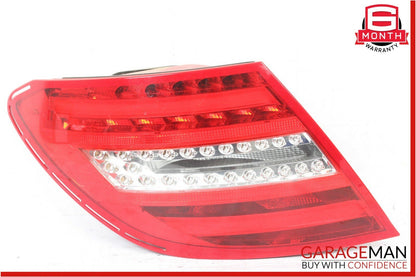 12-14 Mercedes W204 C250 Rear Left Driver Side Taillight Tail Light Lamp