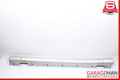 10-16 Mercedes W212 E350 Sedan Left Side Skirt Rocker Panel Silver OEM