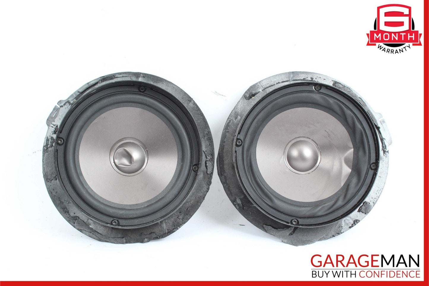 03-06 Mercedes W211 E500 Rear Right & Left Side Door Audio Sound Speaker Set OEM