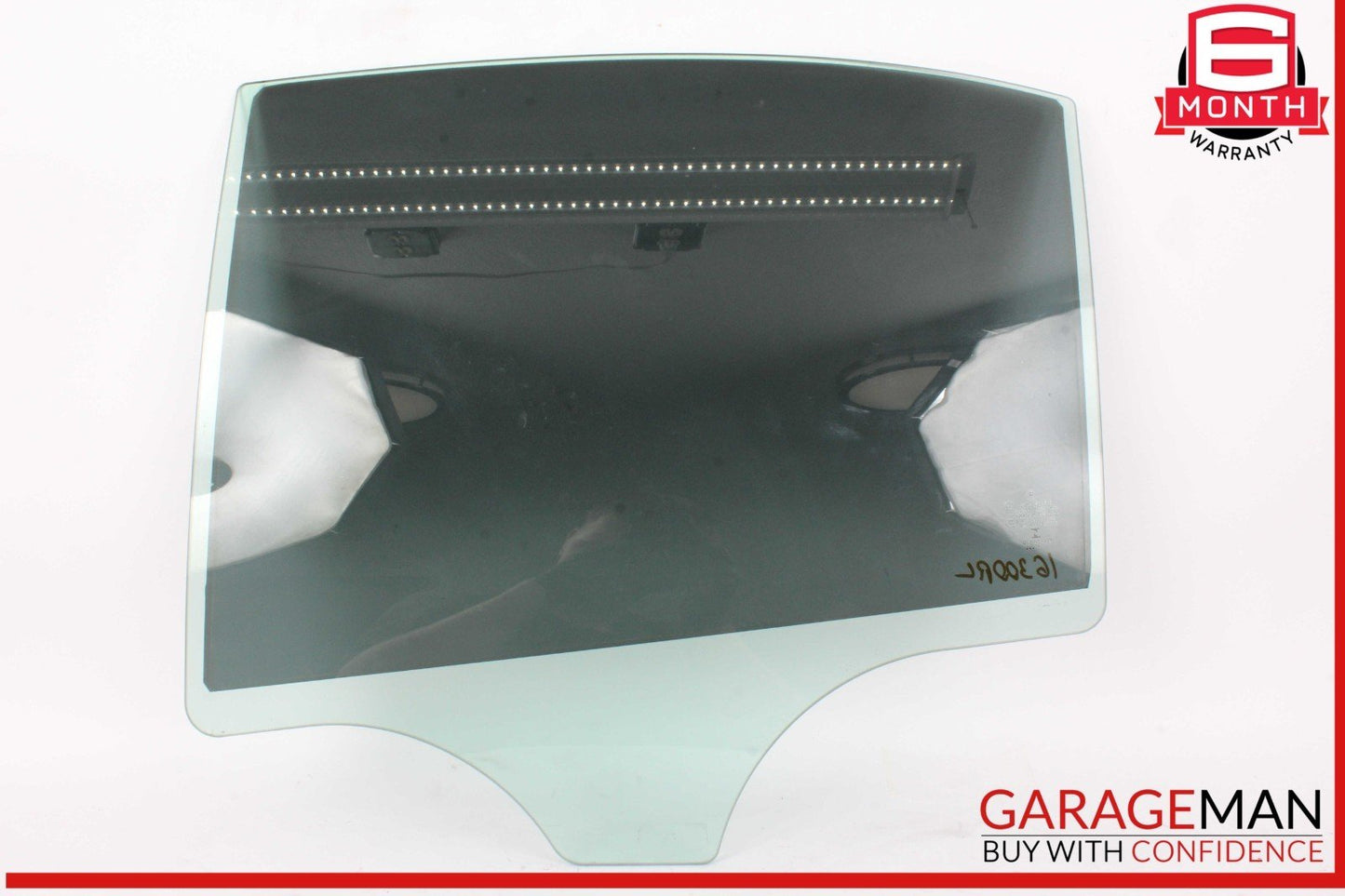 15-21 Mercedes W205 C300 C400 Rear Left Driver Side Door Window Glass OEM