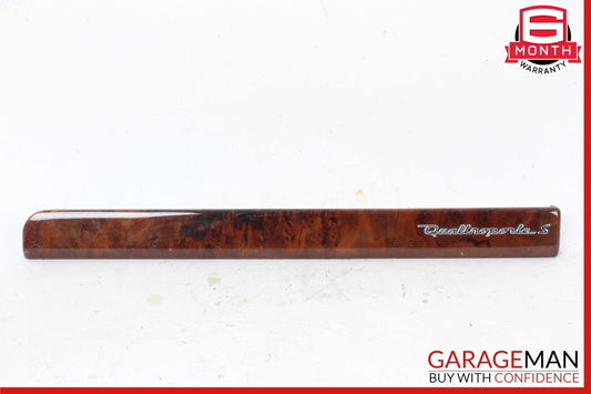 03-12 M139 Maserati Quattroporte Front Right Passenger Side Dash Wood Trim