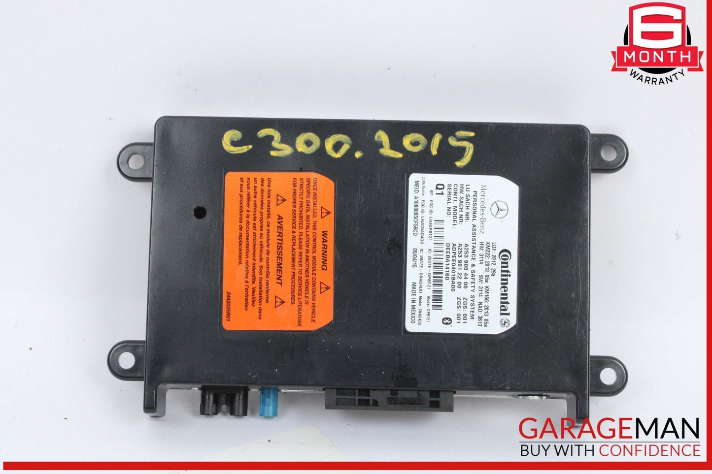 12-20 Mercedes W205 C300 E350 SL400 GLA250 Communication Control Module Unit OEM