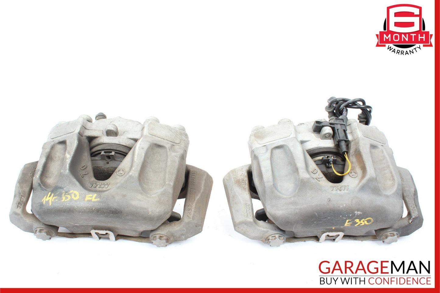 08-18 Mercedes W207 Ð350 CLS400 Front Brake Calipers Left and Right Set OEM