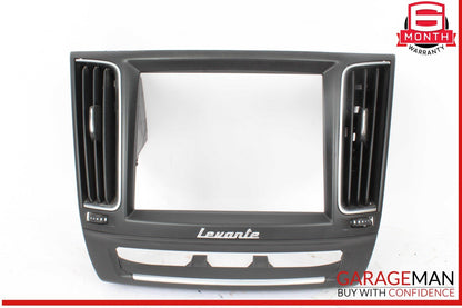 17-20 Maserati Levante Center Dash Air Vent Grille Screen Frame Trim Panel OEM