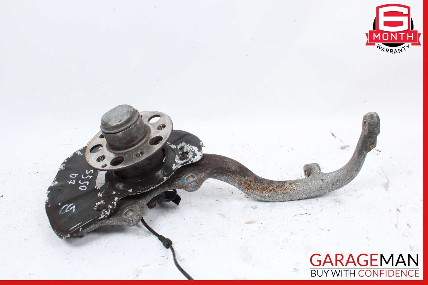 07-13 Mercedes W221 S400 S550 CL550 Front Left Spindle Knuckle Hub Bearing RWD