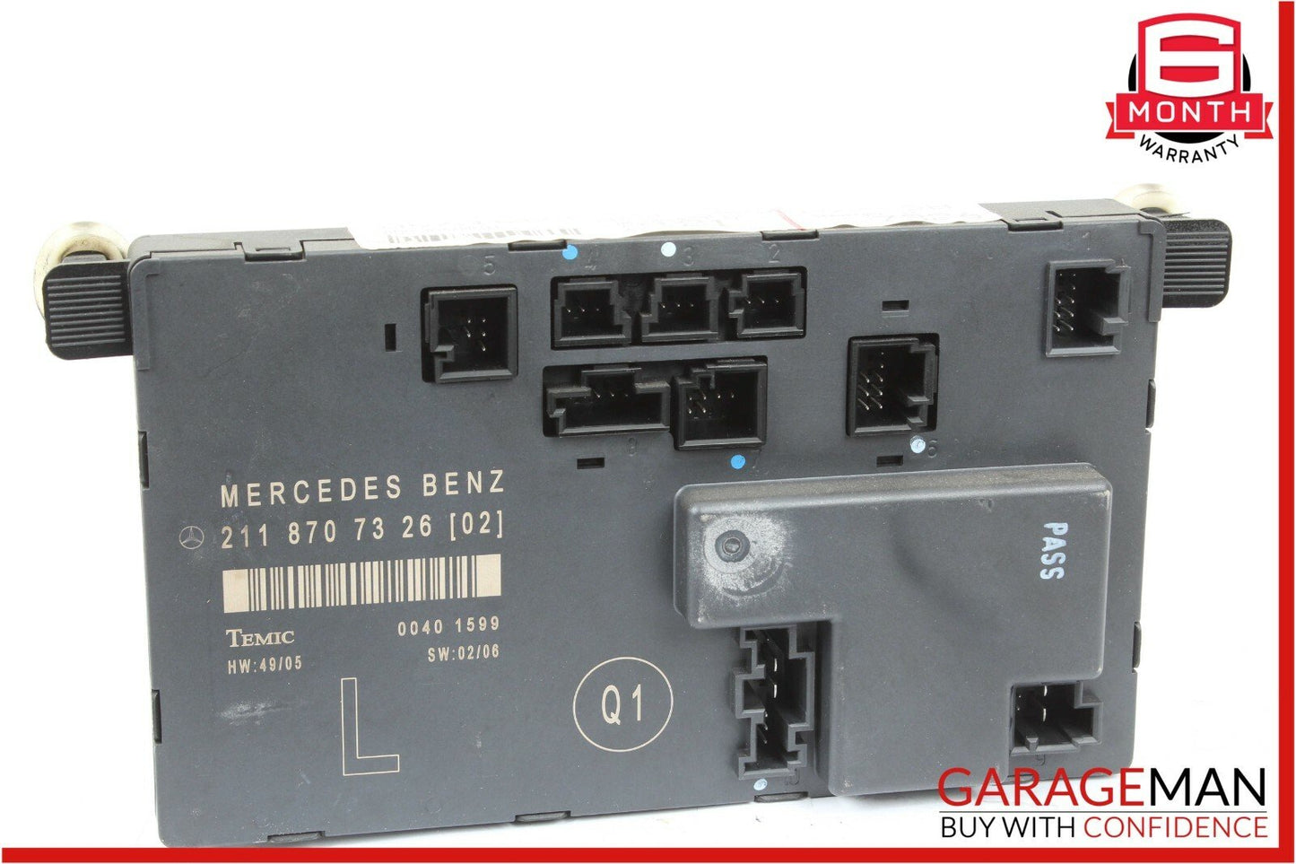 03-09 Mercedes E350 E550 E63 AMG Front Left Driver Side Door Controller Module