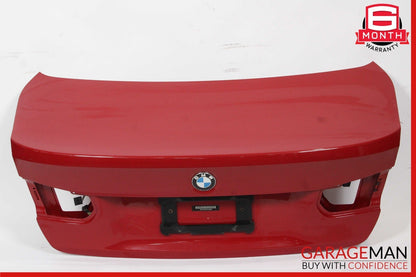 12-18 BMW F30 320i 328i Rear Trunk Lid Deck Shell Panel Cover Red OEM