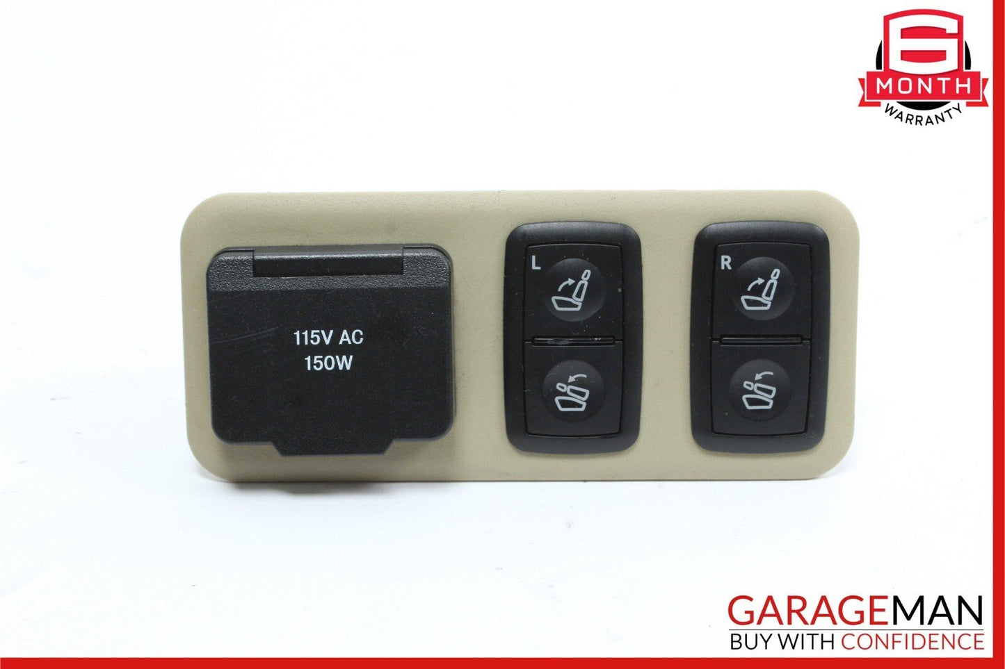 07-12 Mercedes X164 GL450 Rear Seat Fold Switch Socket Control Brown OEM