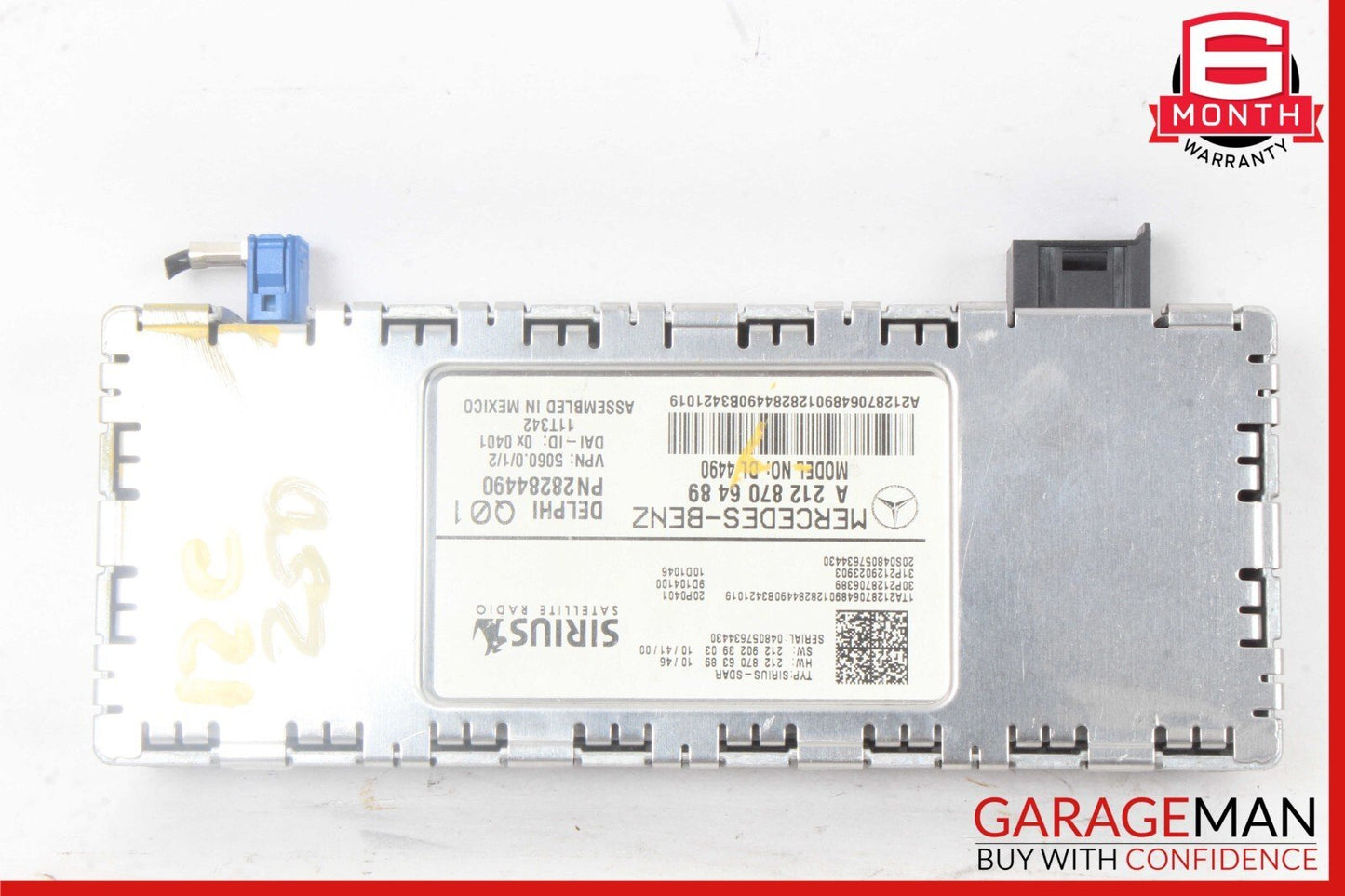 10-17 Mercedes W204 C250 CLS500 Sirius Satellite Radio Receiver Module Unit OEM