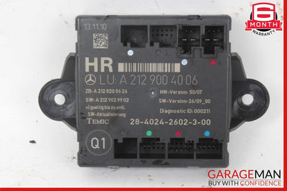 08-18 Mercedes X204 GLK350 E350 C300 Rear Right Side Door Control Module OEM