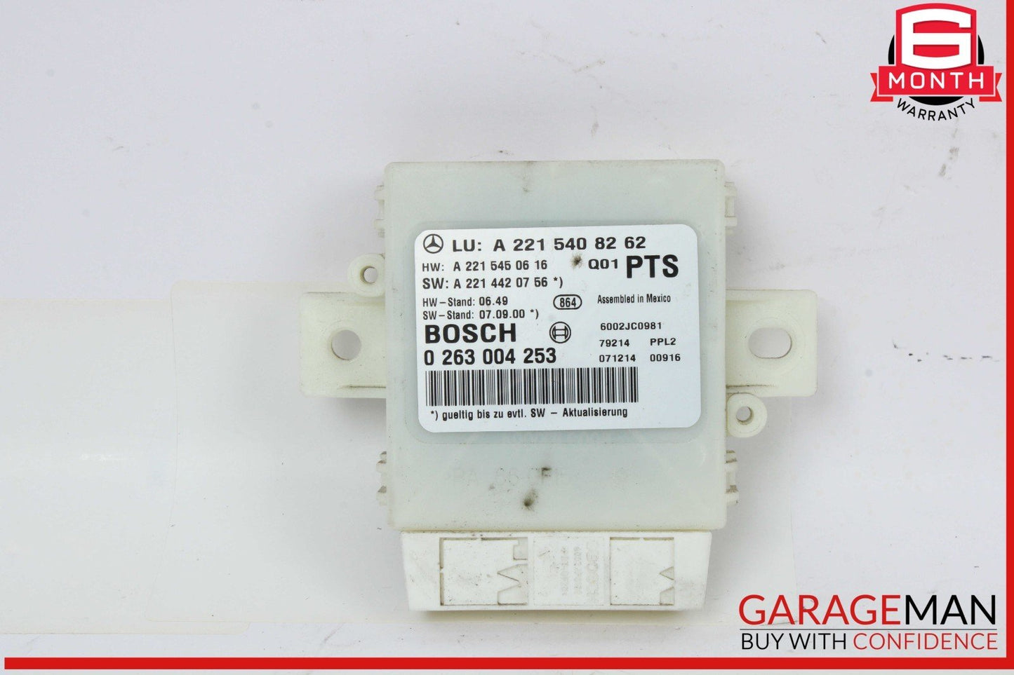 07-09 Mercedes W221 S550 CL550 Parking Back Up Reverse Distance Control Module