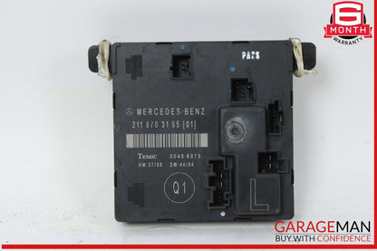 03-09 Mercedes W211 E350 Rear Left Side Door Control Module 2118703185 OEM