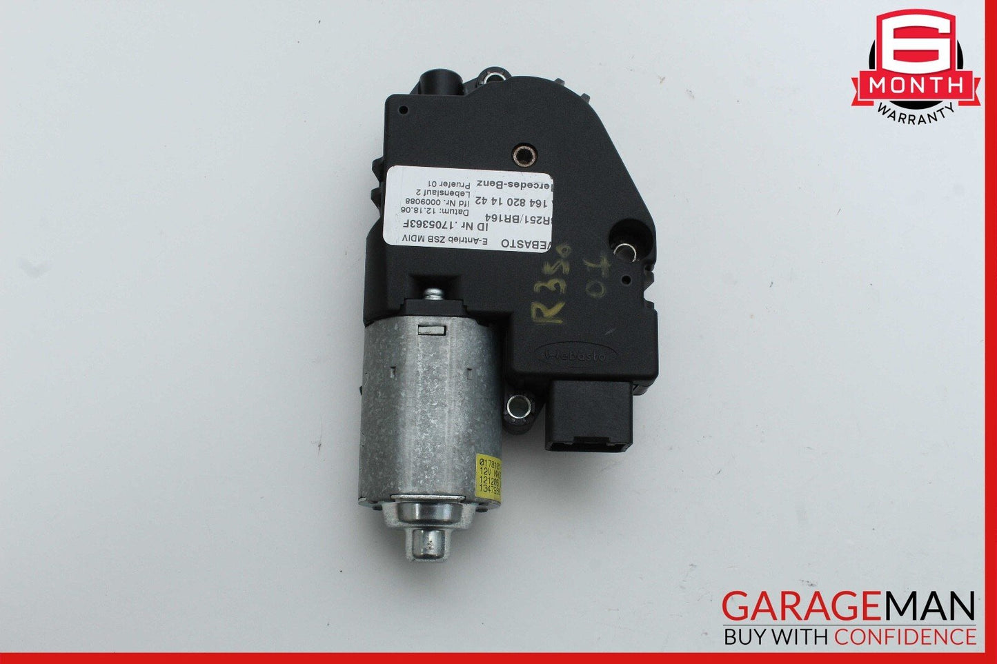 06-12 Mercedes W251 R350 4MATIC Panoramic Sunroof Sun Roof Motor 1648201442 OEM