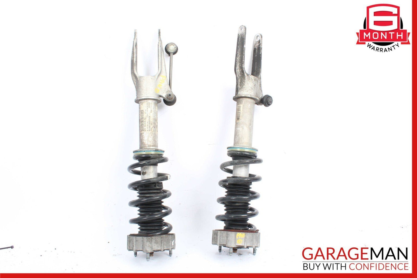 10-15 Porsche Panamera 970 Front Right & Left Shock Absorber Coil Springs Set
