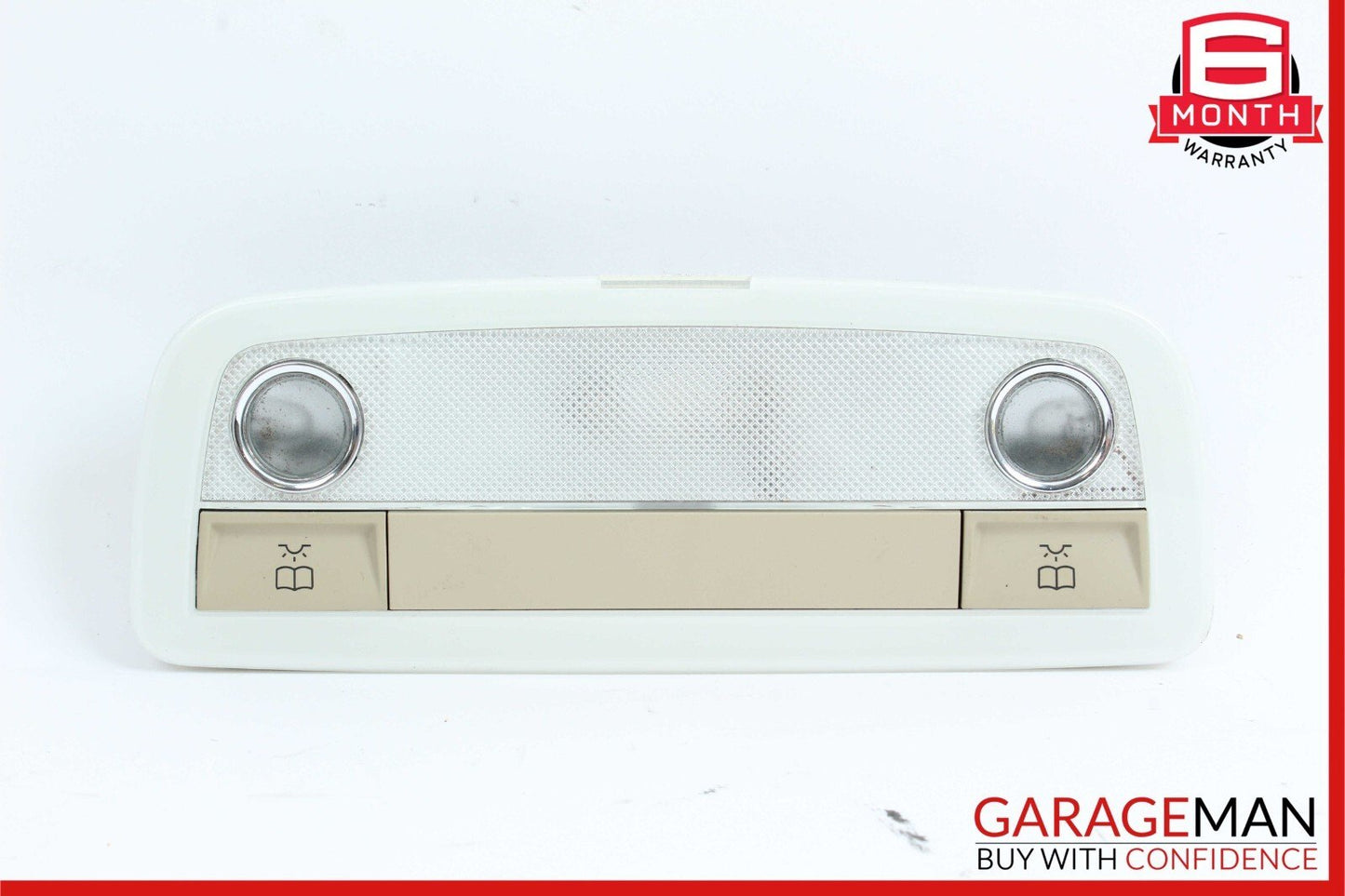 08-14 Mercedes W204 C250 C300 Rear Overhead Dome Light Lamp Beige 2048204901 OEM