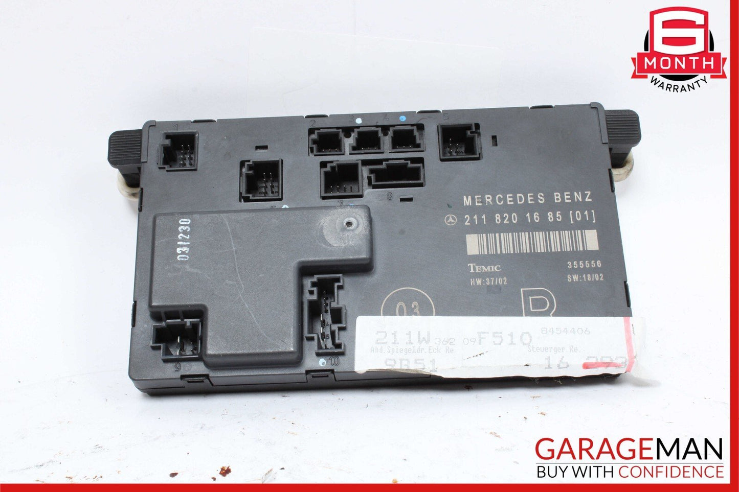 03-09 Mercedes W211 E500 E55 AMG Front Right Passenger Door Control Module Unit