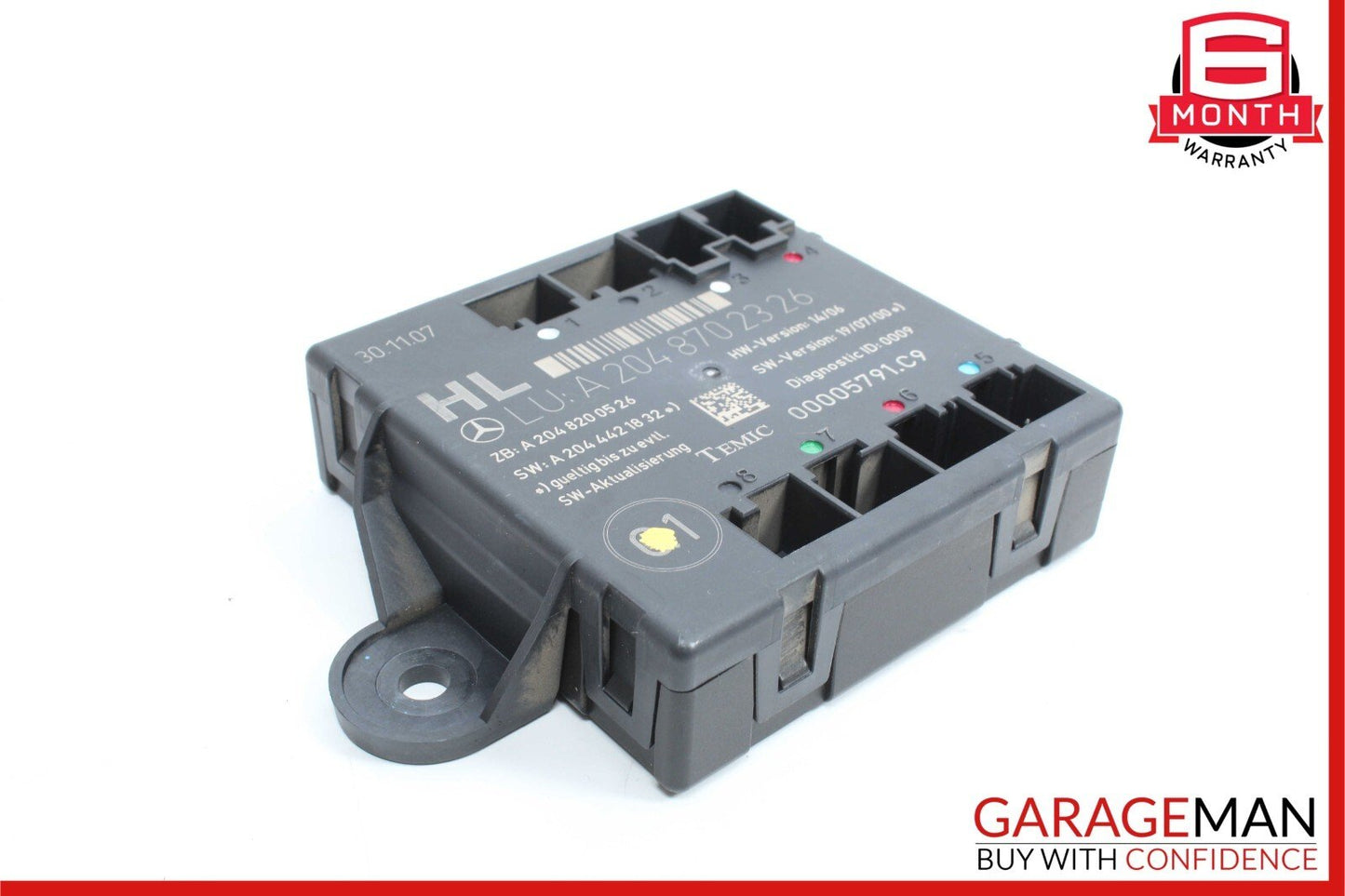 08-18 Mercedes W204 C300 CLS550 GLK350 Rear Left Side Door Control Module OEM