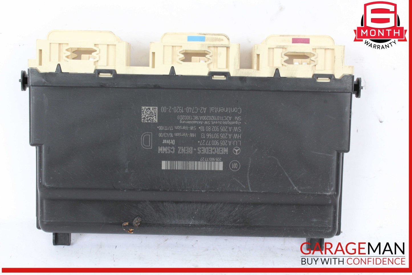 19-22 Mercedes W205 C300 Front Left Side Seat Control Module Unit
