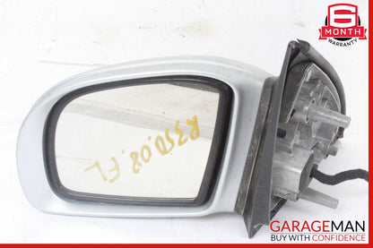 06-10 Mercedes W251 R350 R500 Front Left Side Mirror Door Rear View Silver OEM