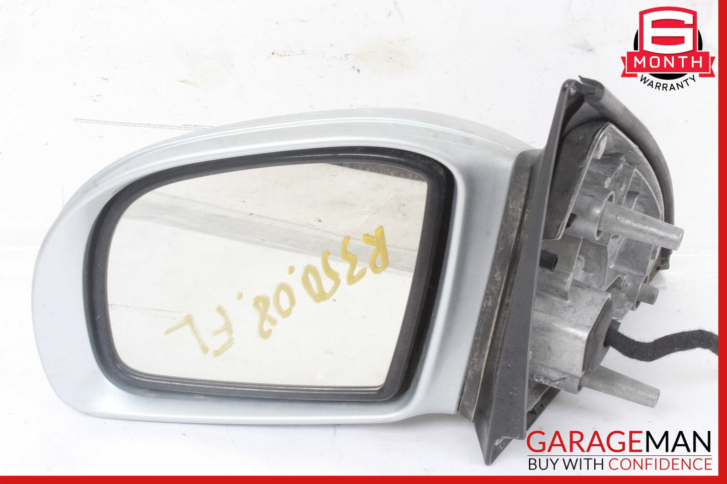 06-10 Mercedes W251 R350 R500 Front Left Side Mirror Door Rear View Silver OEM