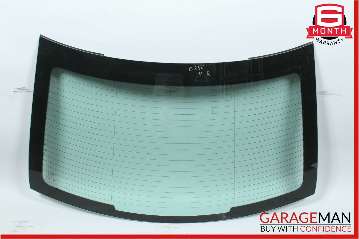 12-14 Mercedes W204 C250 C63 AMG Sedan Rear Windshield Wind Shield Window Glass