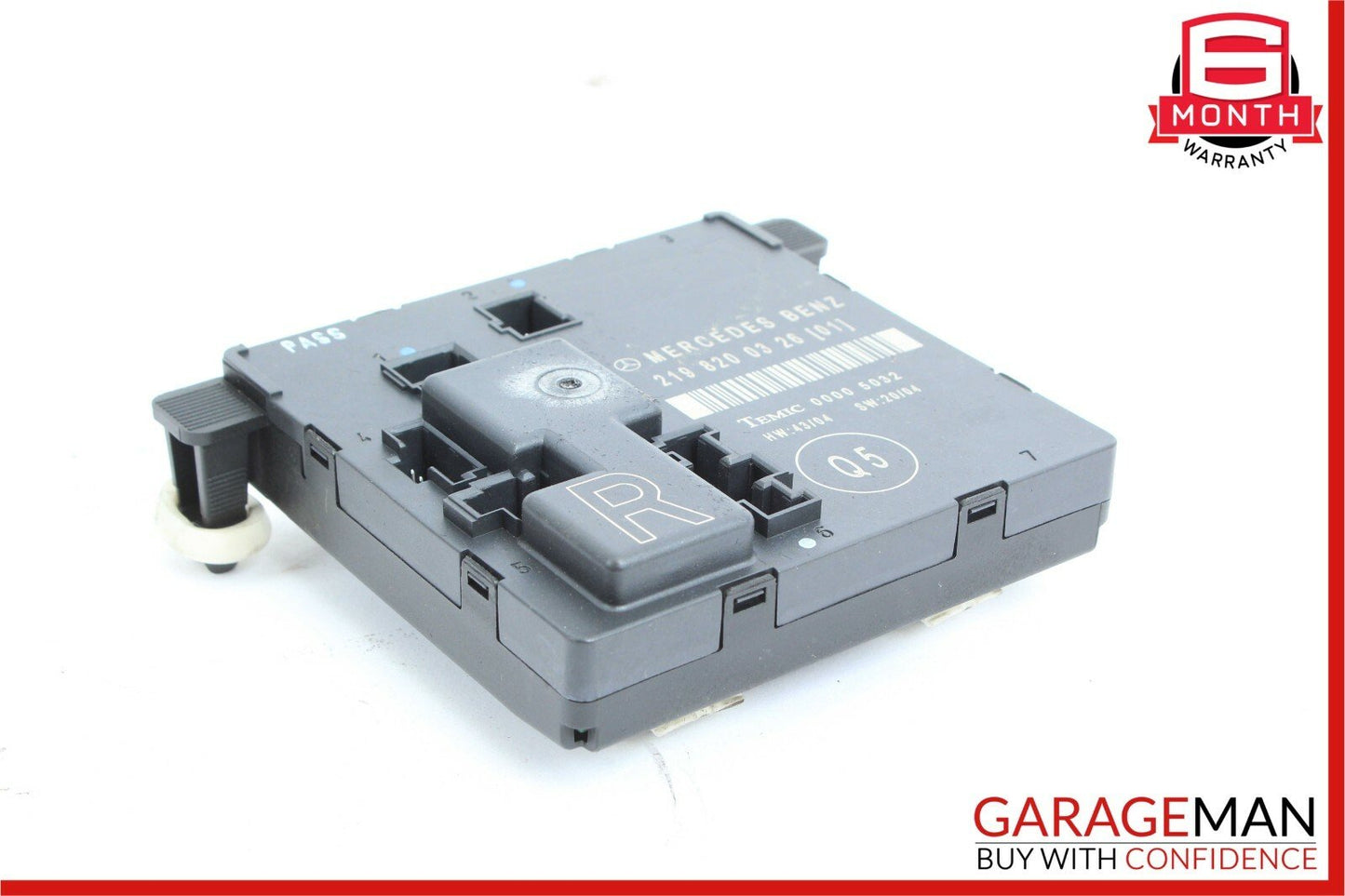 06-11 Mercedes W219 CLS550 CLS55 AMG Rear Right Side Door Control Module OEM