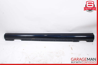 08-14 Mercedes W204 C250 AMG Sport Left Side Skirt Rocker Moulding Panel Blue