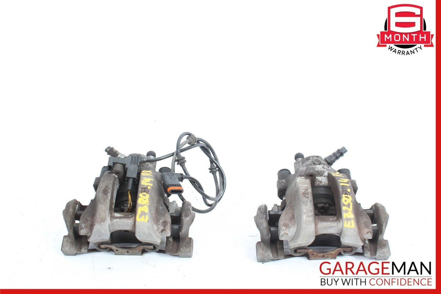 10-18 Mercedes W212 E250 E550 Rear Brake Caliper Calipers Set of 2 Pc OEM