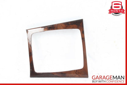 08-15 Mercedes W204 C250 E350 Center Console Shift Shifter Trim Bezel Wood